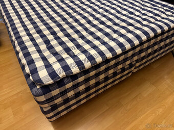 Luxusní postel Hastens 200x200cm, topper, čelo - 2
