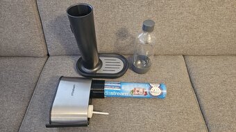 SODASTREAM Pure Grey včetně nové lahve a bomby na CO2 - 2