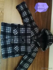 Dětský kabát šedý 9-12 měsíců a 2-3 roky Next růžový - 2