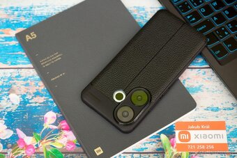 Pouzdro s koženkovým vzorem pro Xiaomi / Redmi / Poco - 2