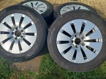 ALU 16 sada Mercedes w205 205/60/16 vč.letních pneu - 2