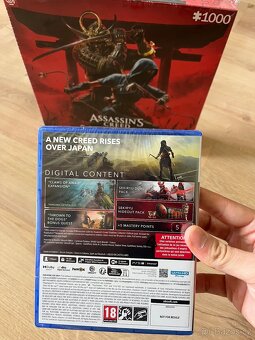 PS5 Assassin’s Creed Shadows + 1000ks Puzzle NOVÉ - 2