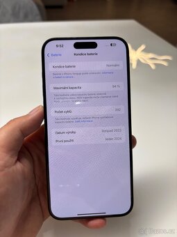iPhone 15 Pro Max 256GB, 94% baterie - 2