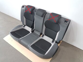 Zadní sedadla s dělenými opěradly Škoda Fabia III - 2