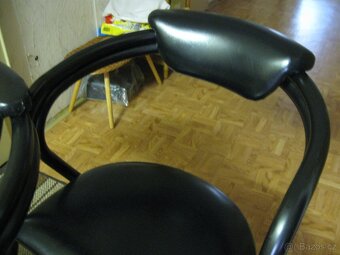 koženkové židle - křesílka, 2ks - 2