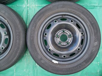 4x Disky Fabia I 5x100 R14+Letní Pneu 185/60R14:Cena za sadu - 2