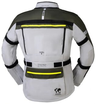 Bunda iXS  MONTEVIDEO-AIR 3.0 šedo-olivově zelený L - 2