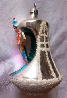 Vánoční ozdoba RETRO, Zvonek s kytaristou - 2