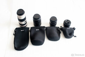 Obaly na objektivy. - 2