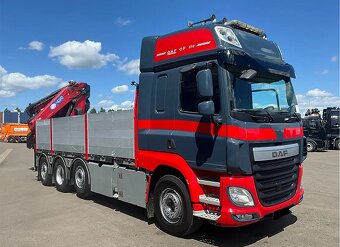 DAF CF510 8x2 - valník s hydraulickou rukou + JIB - 2