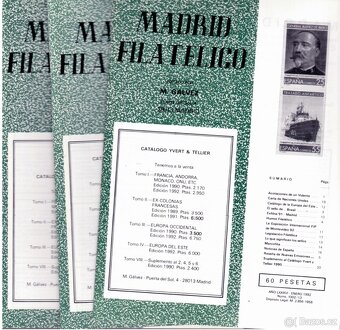 Španělský filatelist. časopis Madrid filatelico - 2