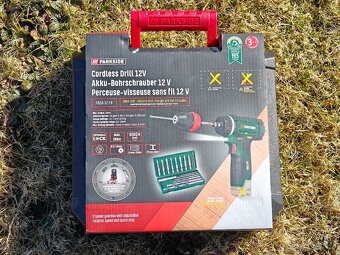 Aku vrtačka Parkside 12V + 2Ah baterka + nabíječka - 2
