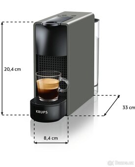 NESPRESSO KRUPS Essenza Mini Intense Šedý - 2