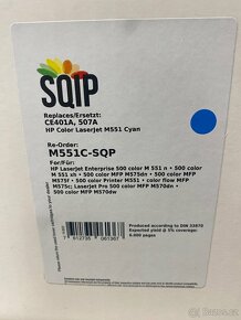 Kompatibilní toner CE401A, 507A cyan modrý - 2