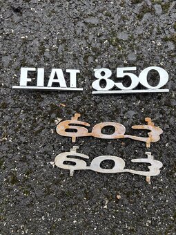 Tatra 603 nápis, Fiat označení - 2