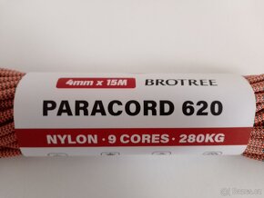 Paracord nový, různé druhy - 2