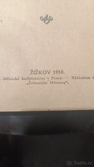Drážní knížka rok 1910 železnice - 2