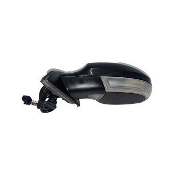 Levé zpětné zrcátko hnědá metalíza LC8Z VW Passat B6 2008 - 2