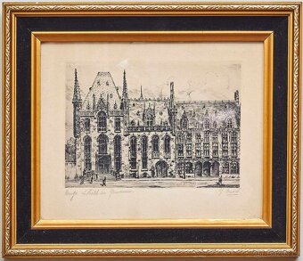 Bruggy – dvojice originálních kreseb tuší od Y. Briarna - 2