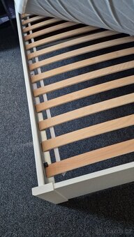 IKEA SONGESAND rám postele bílý 160x200 cm + matrace + ochra - 2