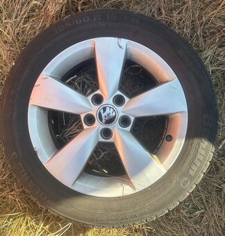 Prodám zimní ALU kola škoda, r15, 185/60 - 2
