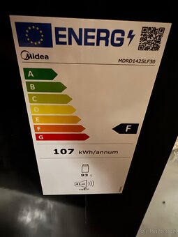 Lednička - Midea - Černá - 2