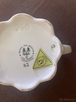 Hrnek růžový porcelán - 2