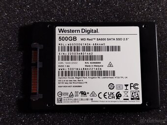 WD Red SA500 SSD 500GB (WDS500G1R0A-68A4WD) - 2