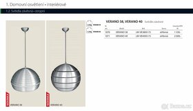 Brilum Verano 40 designové závěsné svítidlo stříbrná AL - 2