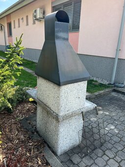 Zahradní kamenný krb - Norman Kombi - 2