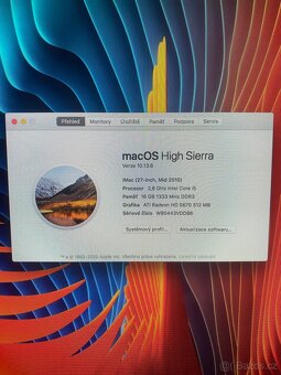 Apple iMac 27"2010 Intel core i5 /16GB RAM/1TB HDD - 2