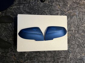 kryty zrcátek BMW f30 modrá - 2