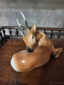 Soška srnec - Royal Dux - 2