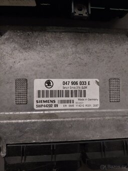 Set jednotka,budiky,klič fabia 1 - 2