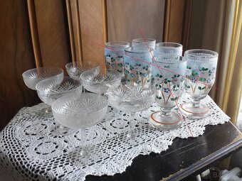 Starožitné sklenice na sekt - 2