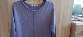 Dámské fialové svetrové - pletené šaty vel. 40/42 - 2