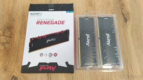 Operační paměti Kingston Fury Renegade 32 GB DDR4 3600 MHz - 2