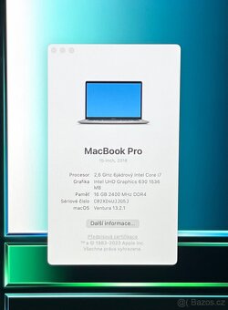 MacBook Pro 15” 2018/16GB RAM/Intel i7/512GB SSD/ Záruka - 2