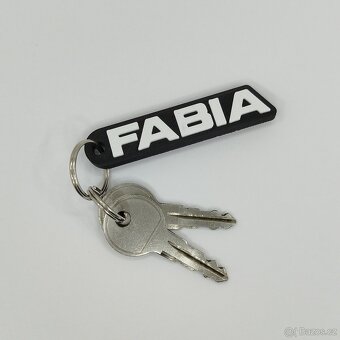 3D klíčenka škoda FIABIA - 2