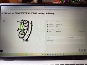Držák na 2 kola na zeď - 2