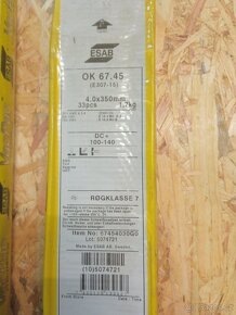 Elektrody ESAB OK 67.45 - 2