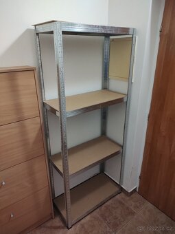 NOVÉ KOVOVÉ REGÁLY POZINK -ROZM:180x75x35 PŮV CENA = 2.900,- - 2