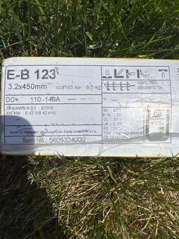 Svářecí elektrody ESAB E-B 123 (E7018) – 3,2×450 mm - 2