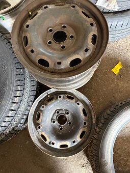 Originální plechové disky Škoda Fabia 5x100 R14 - 2