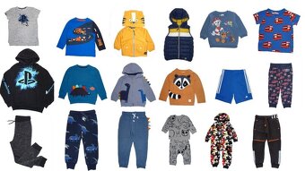 cca 3000 ks oblečení mix Outlet/Cream - 2