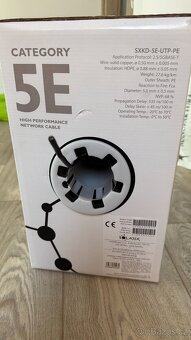 SOLARIX kabel, CAT5E, UTP PE, drát, venkovní, 305m, box - 2