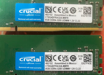 16 GB DDR4 3200 MHz - Set 2x8GB - 2