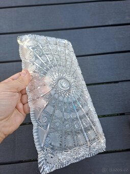 Tác křišťálový broušený - 2