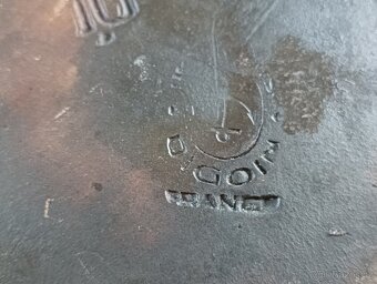 KAMENINOVÝ ABSTRAKTNĚ MALOVANÝ HRNEC GRÉS & POTIERS DIGOIN - 2