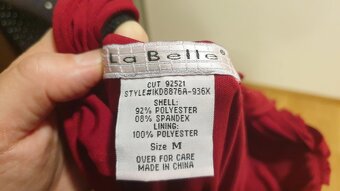 La Bella červené šaty - 2